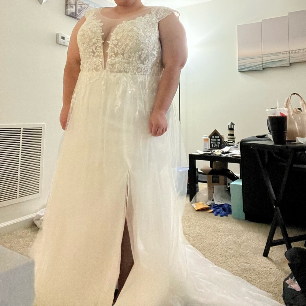 Brand new wedding dress with tags